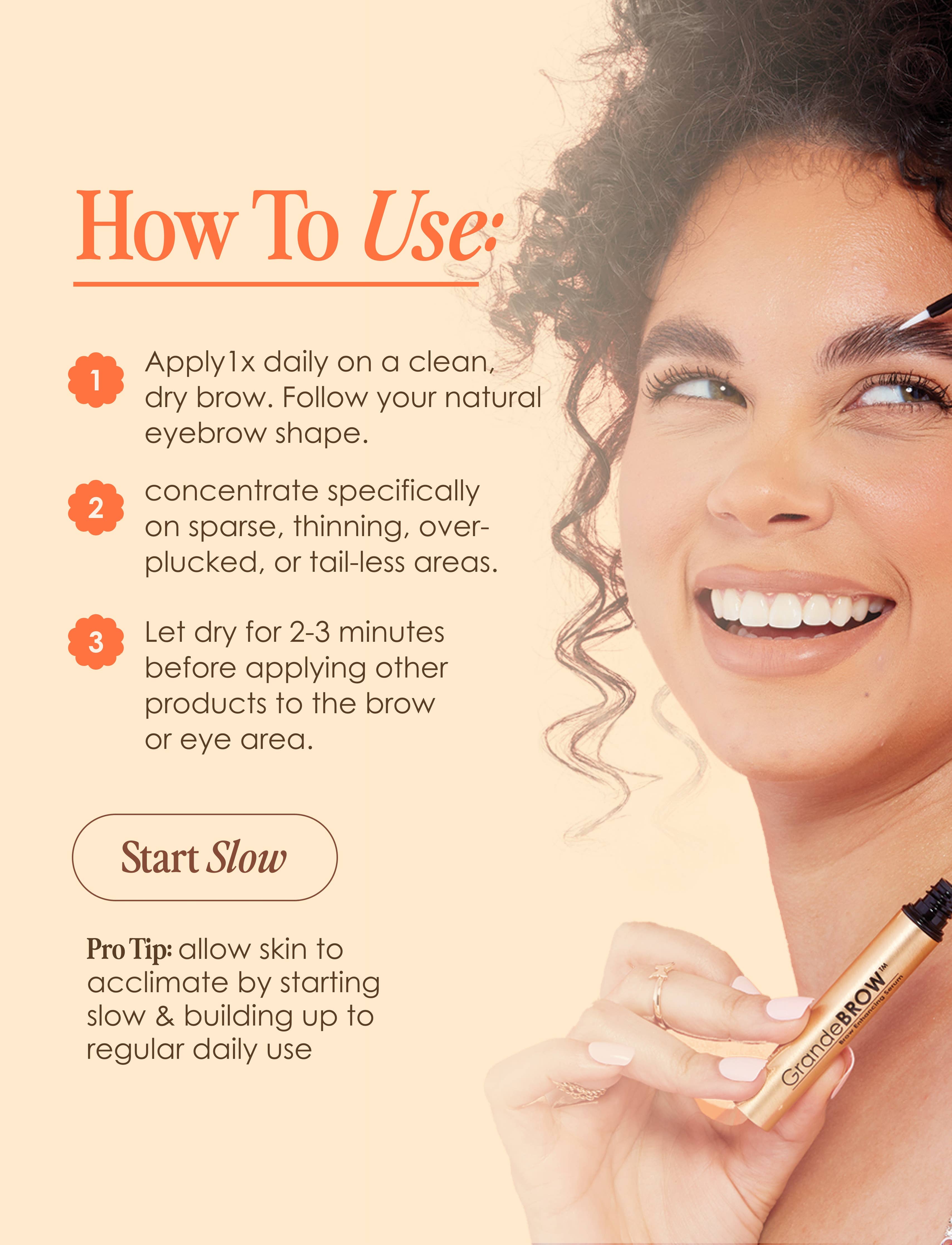GrandeBROW Brow Enhancing Serum: 3 mL (4 Month Supply)