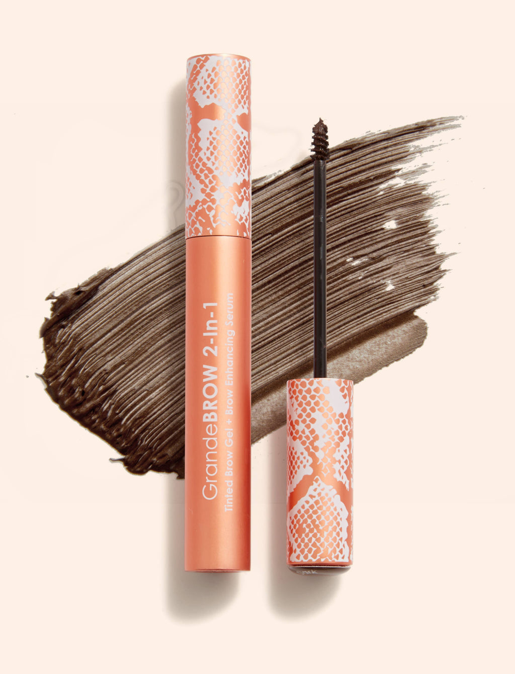 GrandeBROW 2-In-1 Tinted Brow Gel + Brow Enhancing Serum: Taupe