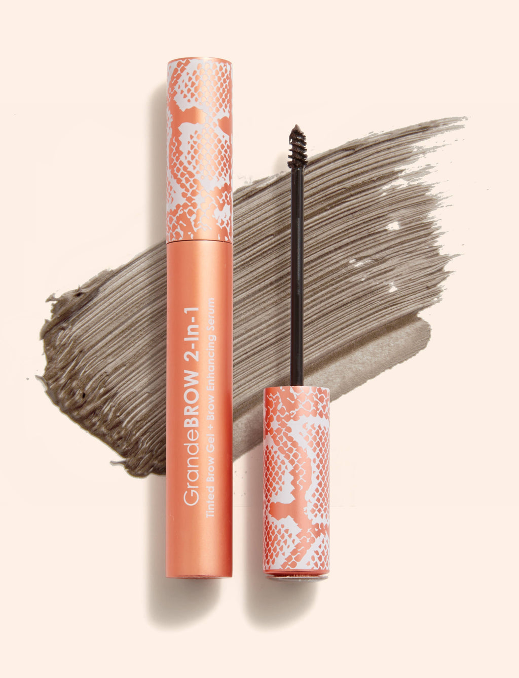 GrandeBROW 2-In-1 Tinted Brow Gel + Brow Enhancing Serum: Taupe