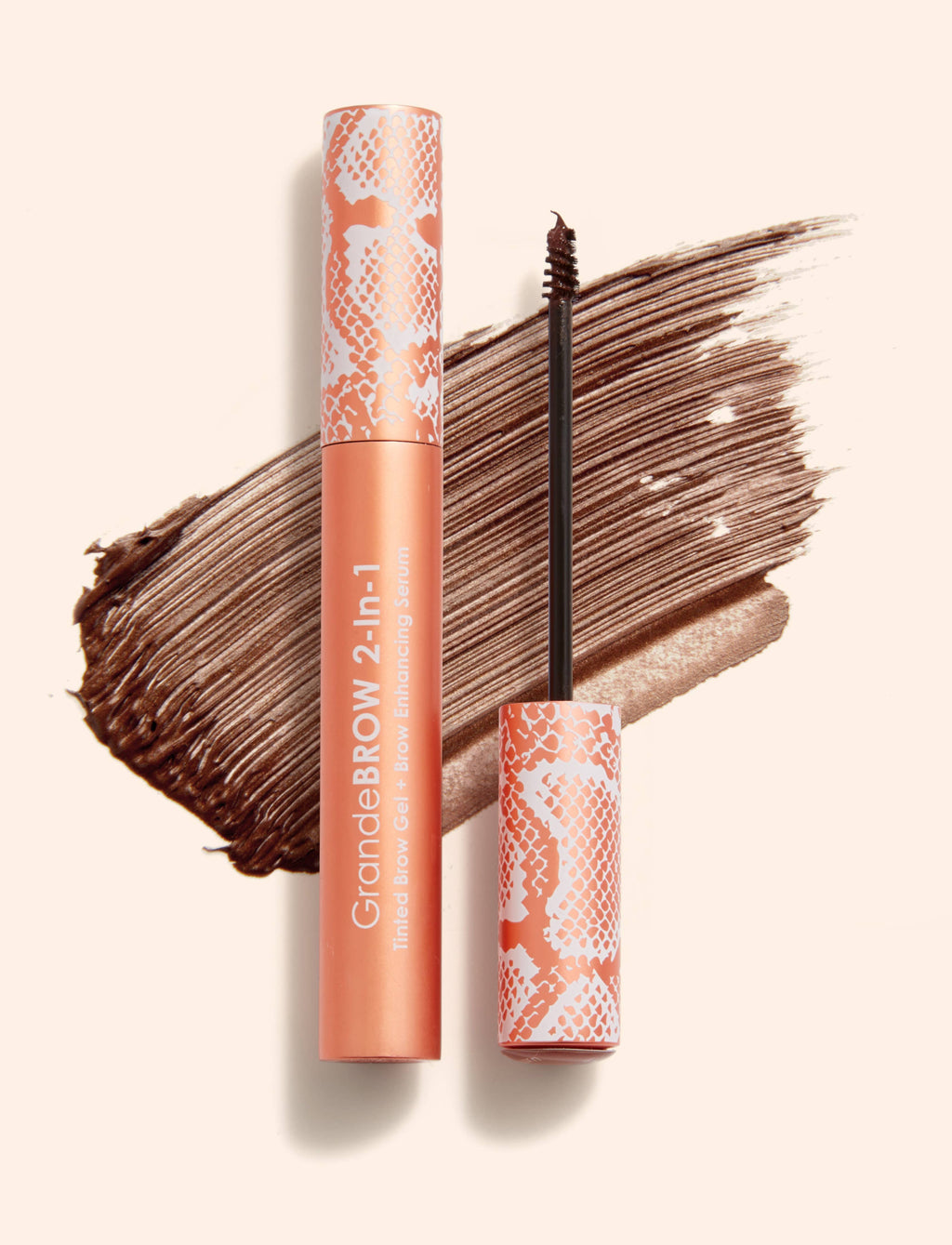 GrandeBROW 2-In-1 Tinted Brow Gel + Brow Enhancing Serum: Taupe