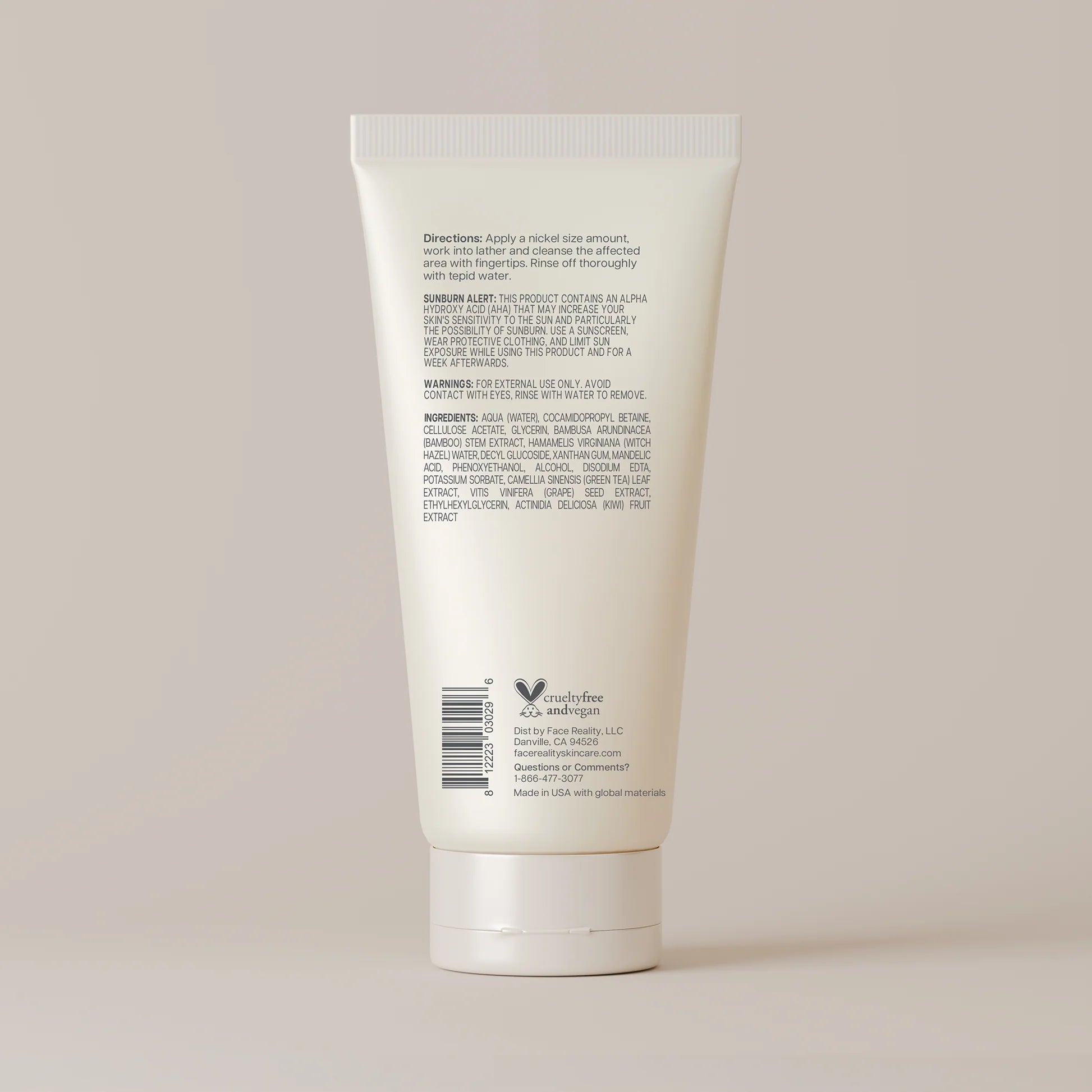 l-mandelic face and body wash