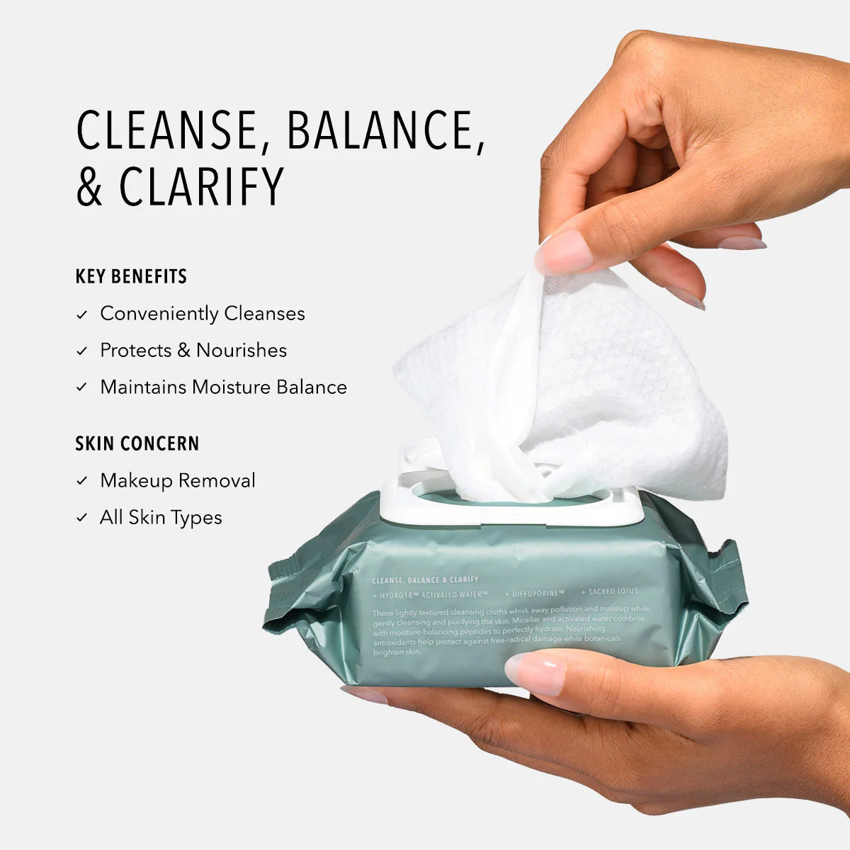 Hydroactive Cleanse Micellar Facial Cloths